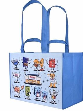Costco Reusable Shopping Bag Blue